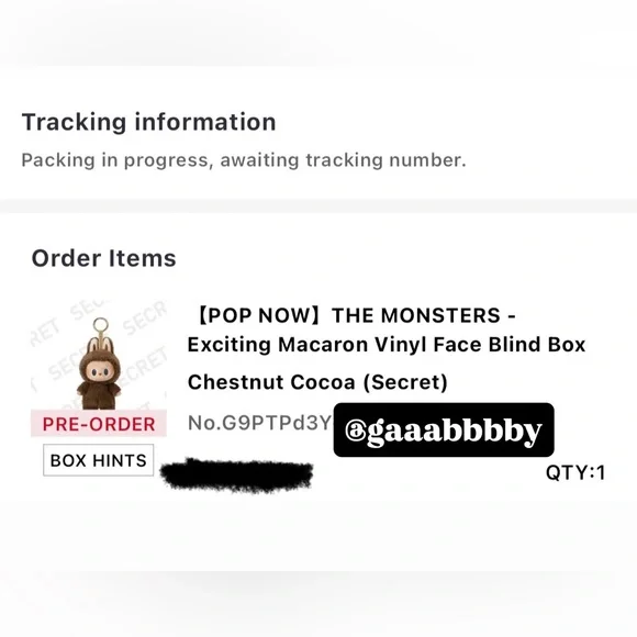 **Secret** Macaron Labubu - Chestnut Cocoa - Picture 5 of 6